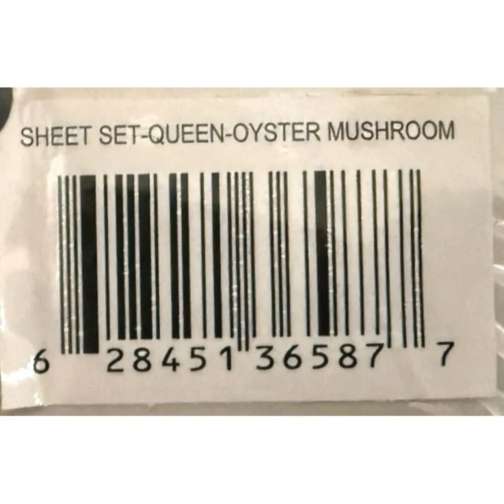 Montibello Mushroom Oyster 600 thread Count Queen Size Sheet 4 Pc Set New